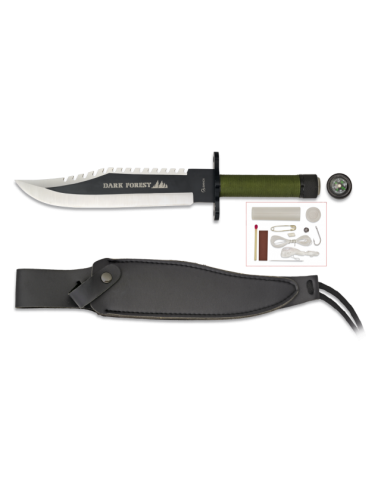 CUCHILLO SUPERVIVENCIA DARK FOREST. 21.7