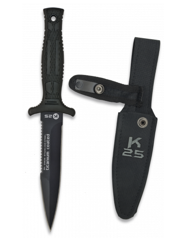 CUCHILLO K25 TACTICO C/SIERRA FUNDA.12.5