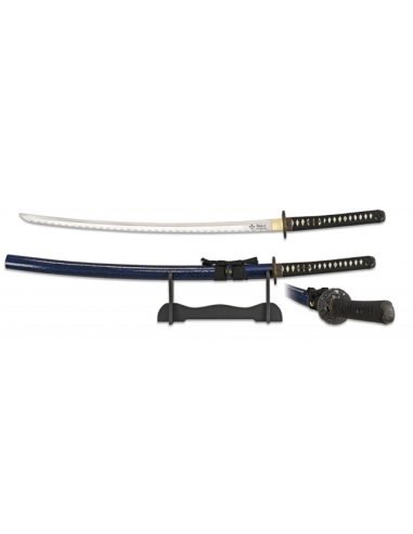 KATANA A. CARBONO . H:70CM  ESTAMPADA