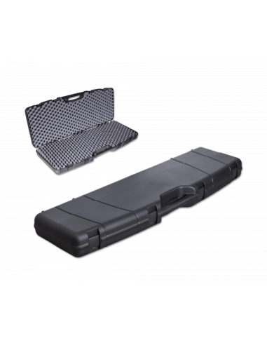 MALETIN FIBRA NEGRO. 130X35X12 CM