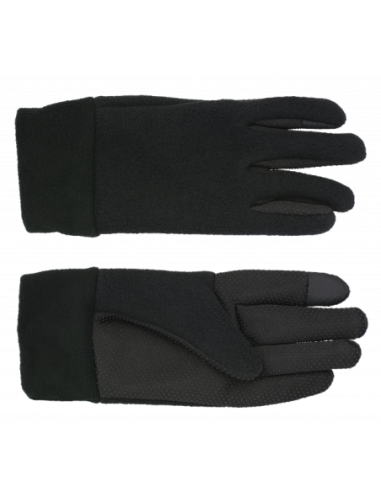 GUANTE NEGROS FORRO POLAR BARBARIC