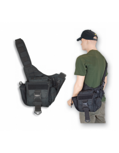 BANDOLERA BARBARIC FORCE MILITAR. NEGRA