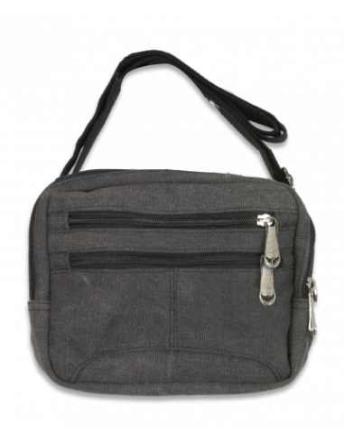 BOLSO BARBARIC CANVAS. GRIS (23X18X11 CM