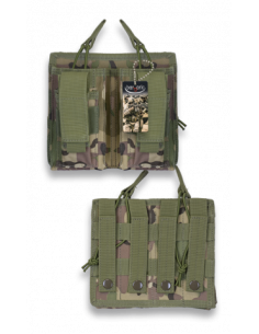 FUNDA DE CARGADOR DOBLE CAMO