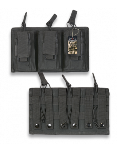 FUDNA DE CARGADOR TRIPLE NEGRA