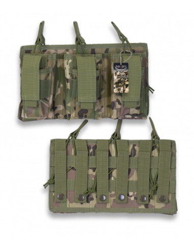 FUNDA DE CARGADOR TRIPLE CAMO