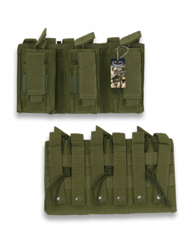 FUNDA CARGADOR TRIPLE VERDE