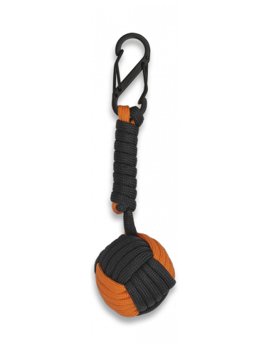 MOSQUETON DOBLE CON BOLA DE CUERDA NA