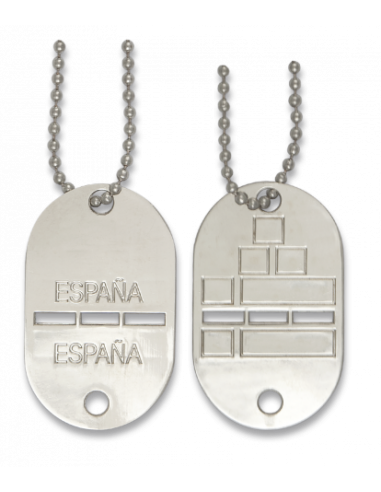 CHAPA IDENTIFICACION ESPAÑOLA