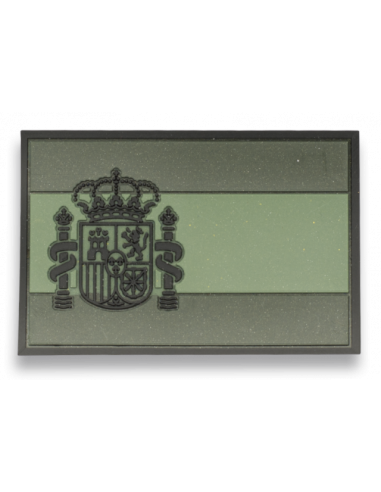 PARCHE ESPAÑA VERDE. (7.4 X 4.9 CM)