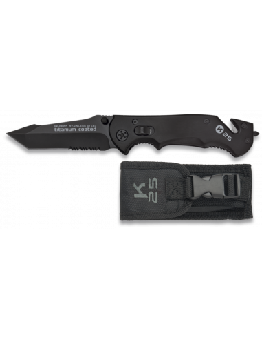 NAVAJA K25 TACTICA.C/FUNDA.HOJA:9 CM