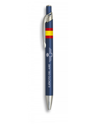BOLIGRAFO ALUMINO COLOR AZUL. EJ. AIRE