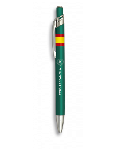 BOLIGRAFO ALUMINIO COLOR VERDE. LEGION