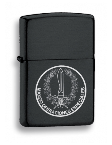 MECHERO NEGRO MATE. OP. ESPECIALES