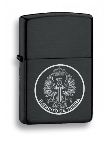 MECHERO NEGRO MATE. EJERCITO TIERRA.