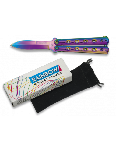 ABANICO  RAINBOW. SIN CLIP. 7.2 CM