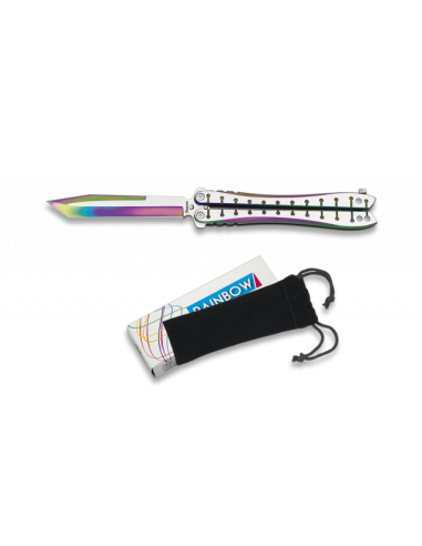 ABANICO RAINBOW. HOJA: 10.5 CM