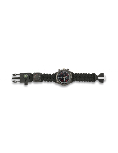 RELOJ ANALOGICO NEGRO CUERDA