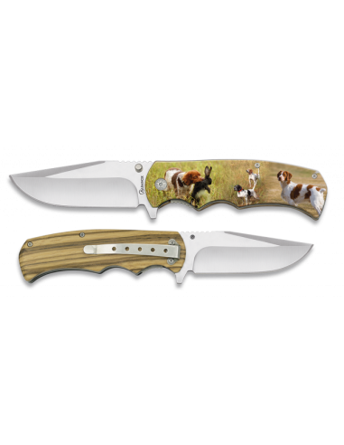 NAVAJA 3D CAZA PERRO  HOJA: 8.8 CM