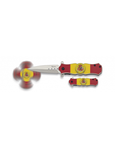 NAVAJA ALBAINOX  SPINNER ESPAÑA. 6.8 CM