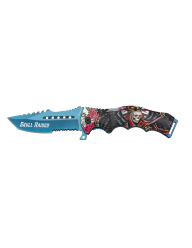 NAVAJA ALBAINOX FOS 3D. AZUL. HOJA: 9.3