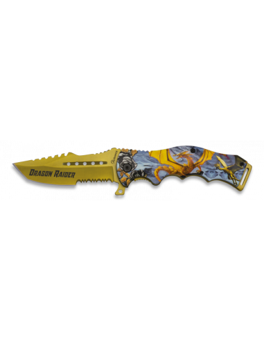 NAVAJA ALBAINOX FOS 3D. AMARILLA. H: 9.3