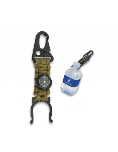 PARACORD SUJETA BOTELLAS CON BRUJULA