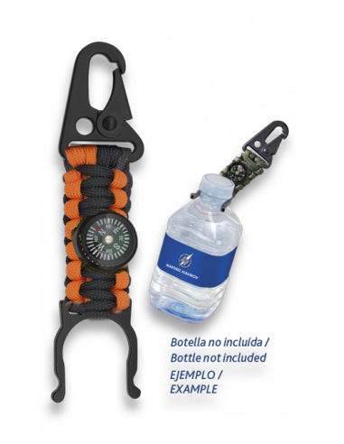 PARACORD NARANJA PARA BOTELLAS CON BRUJ.