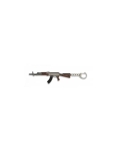 LLAVERO FUSIL KAR 98 PLATA/ROJO