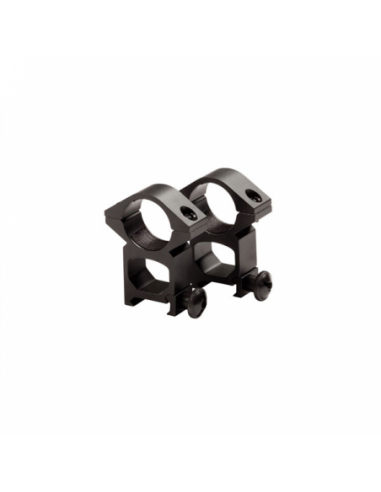 MONTURA VISOR ASG ANCHA ALTA 25MM NEGRO