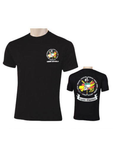 CAMISETA LEGION CALAVERA CHAPIRI NEGRA