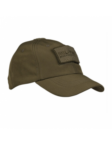 GORRA SOFTSHELL VELCROS MILTEC VERDE