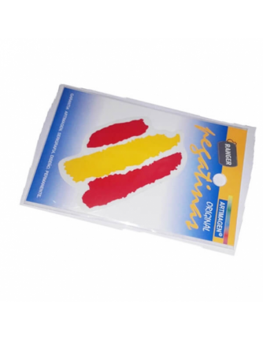 PEGATINA 1 TRAZOS ESPAÑA PLANA GRANDE