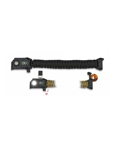 PULSERA PARACORD BARBARIC LED BRUJU Y...