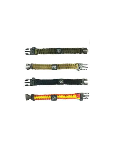 PULSERA PARACORD BARBARIC BRUJULA MJ...