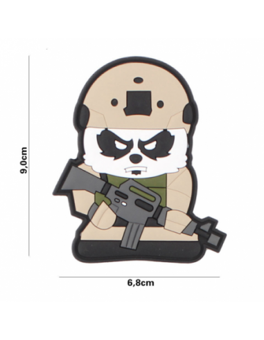 PARCHE PVC 3D OSO PANDA TACTICO...