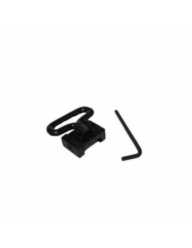 ENGANCHE CORREA CYMA RAIL  NEGRO