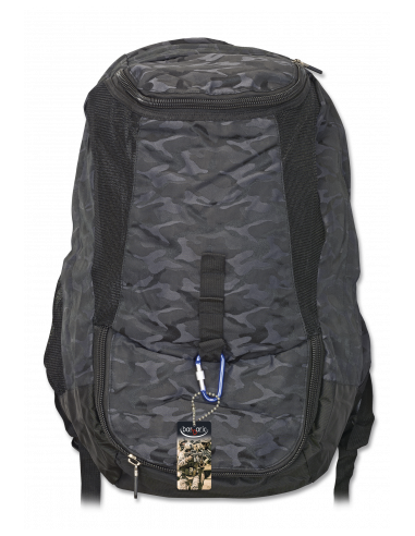 MOCHILA BARBARIC NEGRO CAMUFLAJE