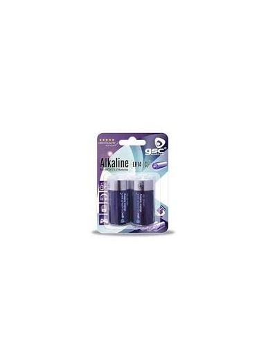 PILA GSC ALKALINA LR14 C (BLISTER 2 U.)
