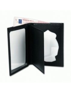 CARTERA PORTA PLACA CUERO...