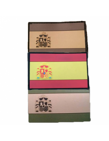 PARCHE PVC BANDERA ESPAÑA DESIERTO