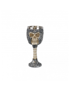 COPA DECORACION CALAVERA 19CM
