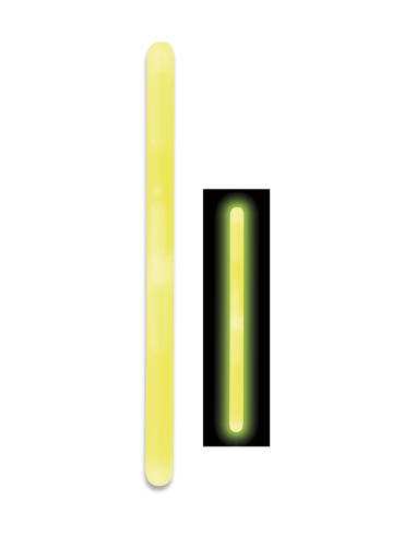 LUZ QUIMICA 25 CM. COLOR: AMARILLO