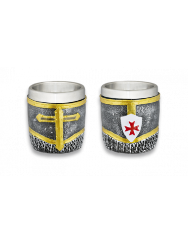 VASO CHUPITO RESINA TEMPLARIO COSTA...