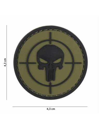 PARCHE PVC 3D DIANA PUNISHER VERDE