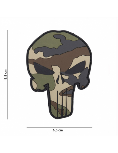 PARCHE PVC 3D CALAVERA PUNISHER CAMO
