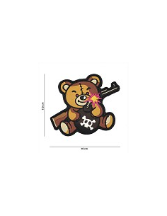 PARCHE PVC 3D TERROR OSO...