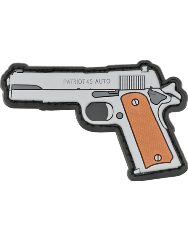 PARCHE ARMA PVC 3D COLT 1911