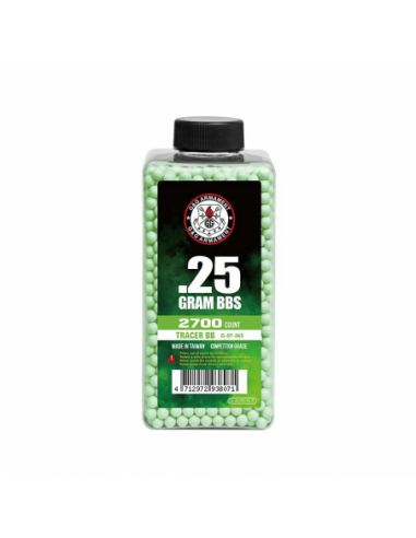 BOLAS TRAZADORAS VERDES 0,25G G&G...