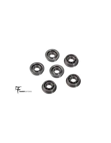 SET 6 COJINETES 8MM ACERO SAIGO